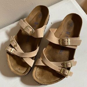 Birkenstock Light Tan Suede Sandals Women’s 41